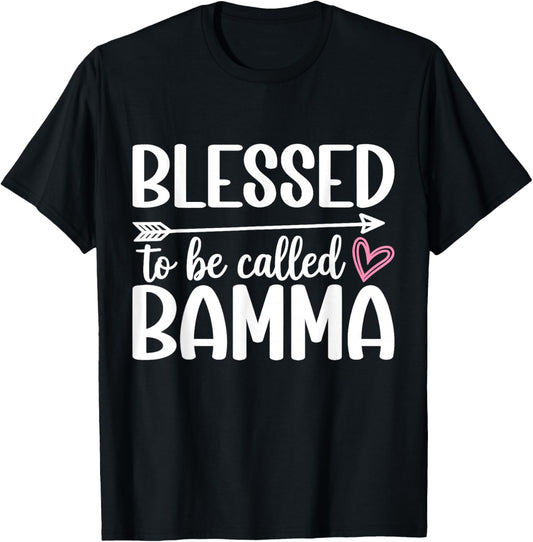 Blessed to Be Called Bamma Mother's Day T-Shirt - T-Shirt | Black
