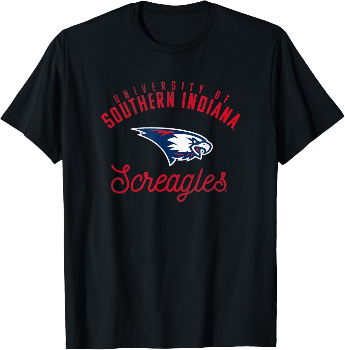 University of Southern Indiana USI Eagles Logo T-Shirt - T-Shirt | Black