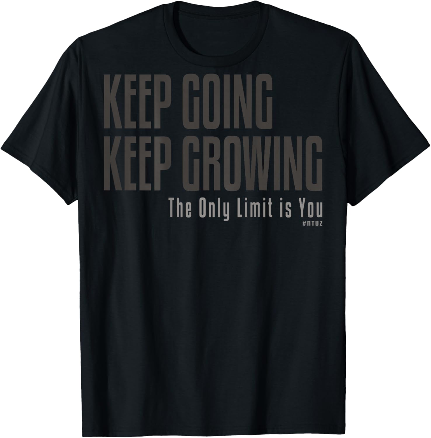 Fitness Quote Y2K Gym Training Back Print Yoga Sport Workout T-Shirt - T-Shirt | Black