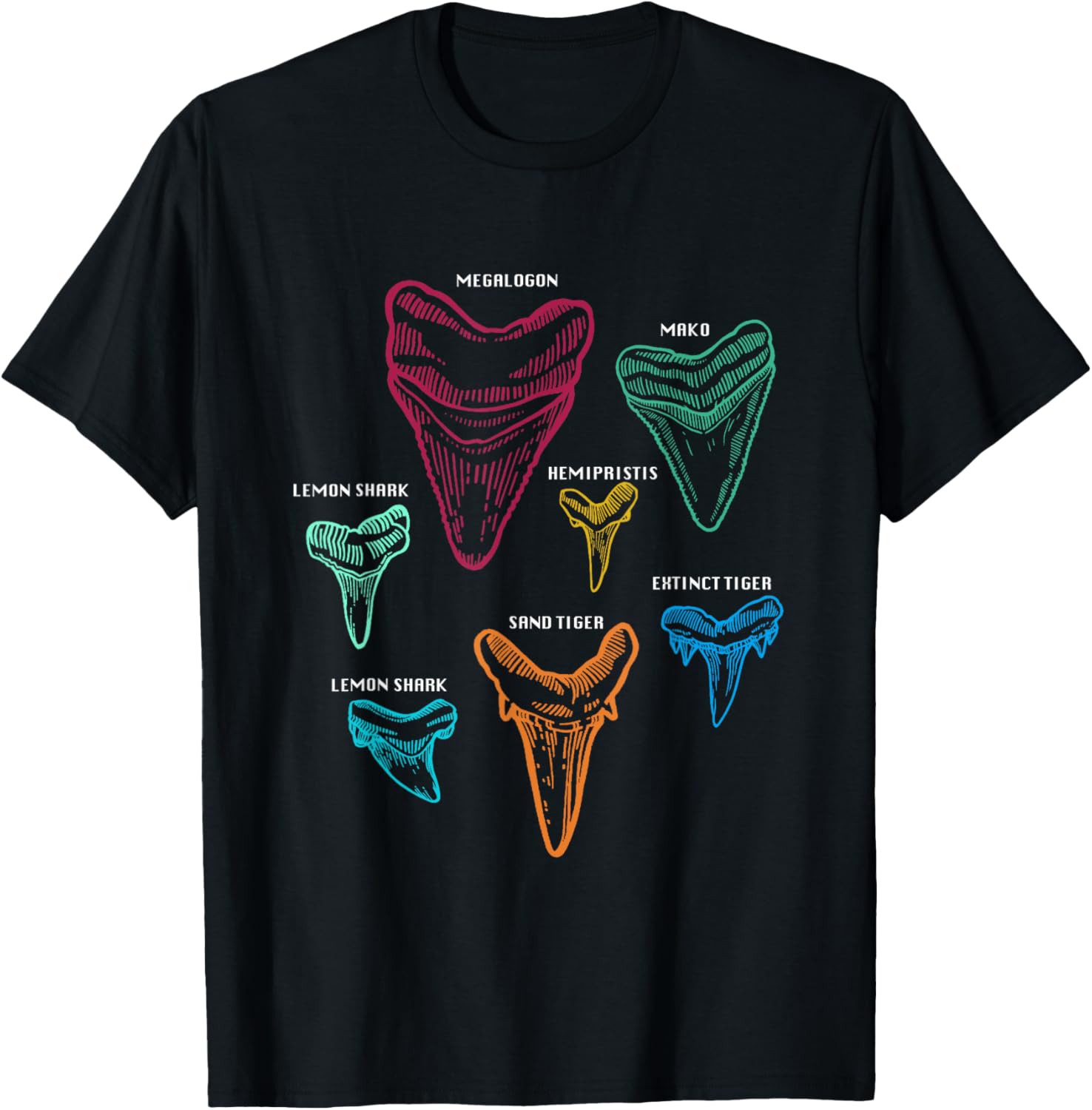 Funny Shark Tooth Sifter For Beach Shark Tooth Hunting Gifts T-Shirt - T-Shirt | Black
