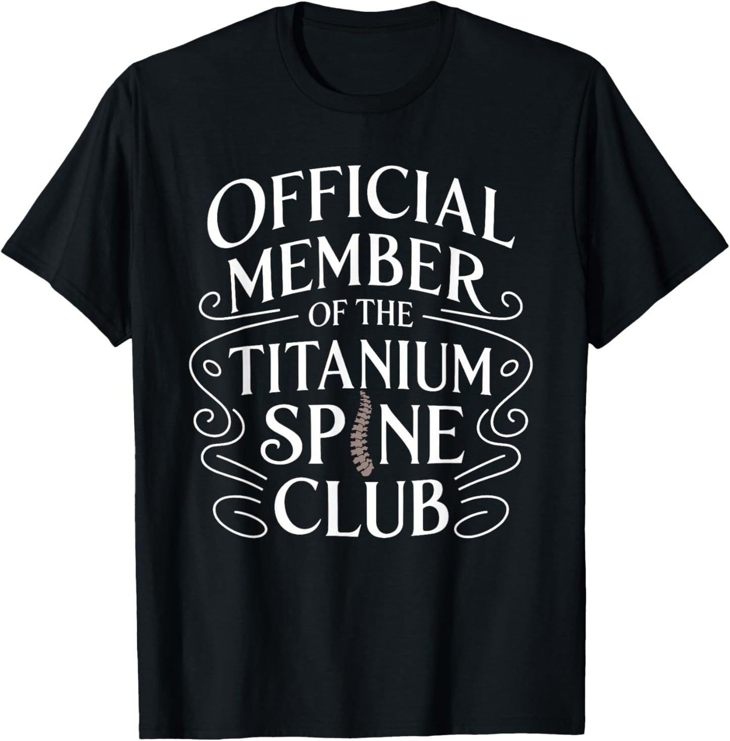Back Surgery Recovery Spine Surgery Survivor T-Shirt - T-Shirt | Black