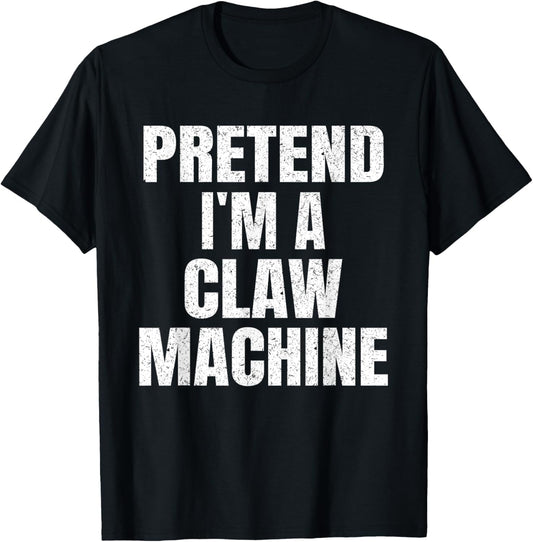 Pretend I'm A Claw Machine Family Group Halloween Costume T-Shirt - T-Shirt | Black