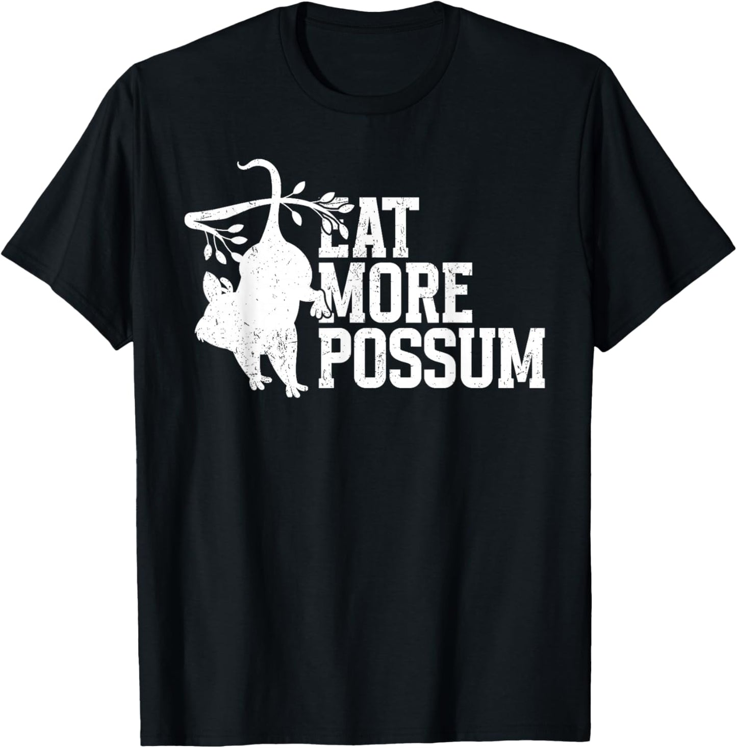 Eat More Possum T-Shirt - T-Shirt | Black