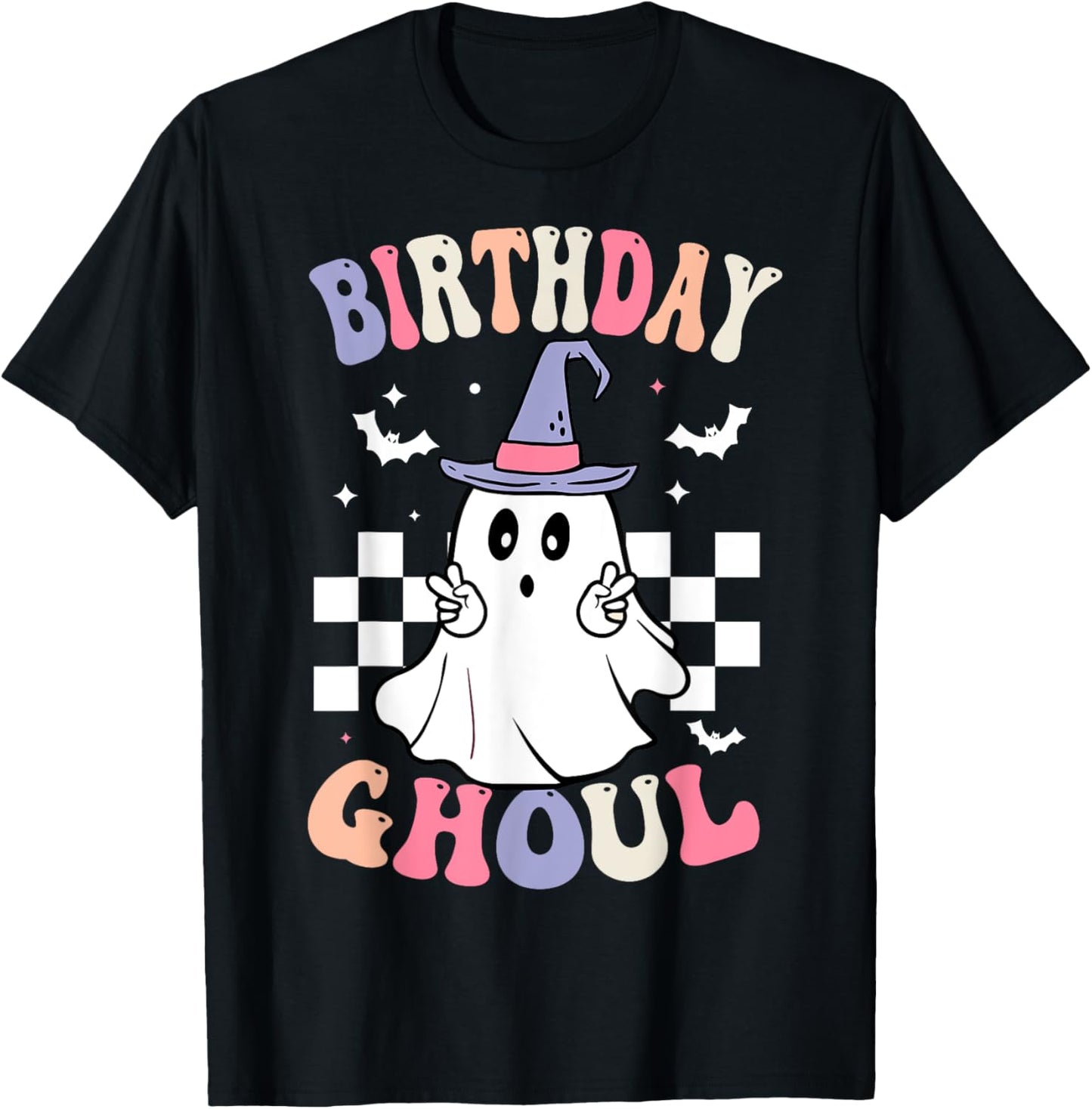 Happy Halloween Birthday Ghoul Party Anniversary Girls Women T-Shirt - T-Shirt | Black