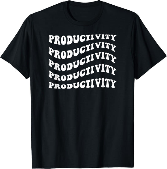 Productivity T-Shirt - T-Shirt | Black