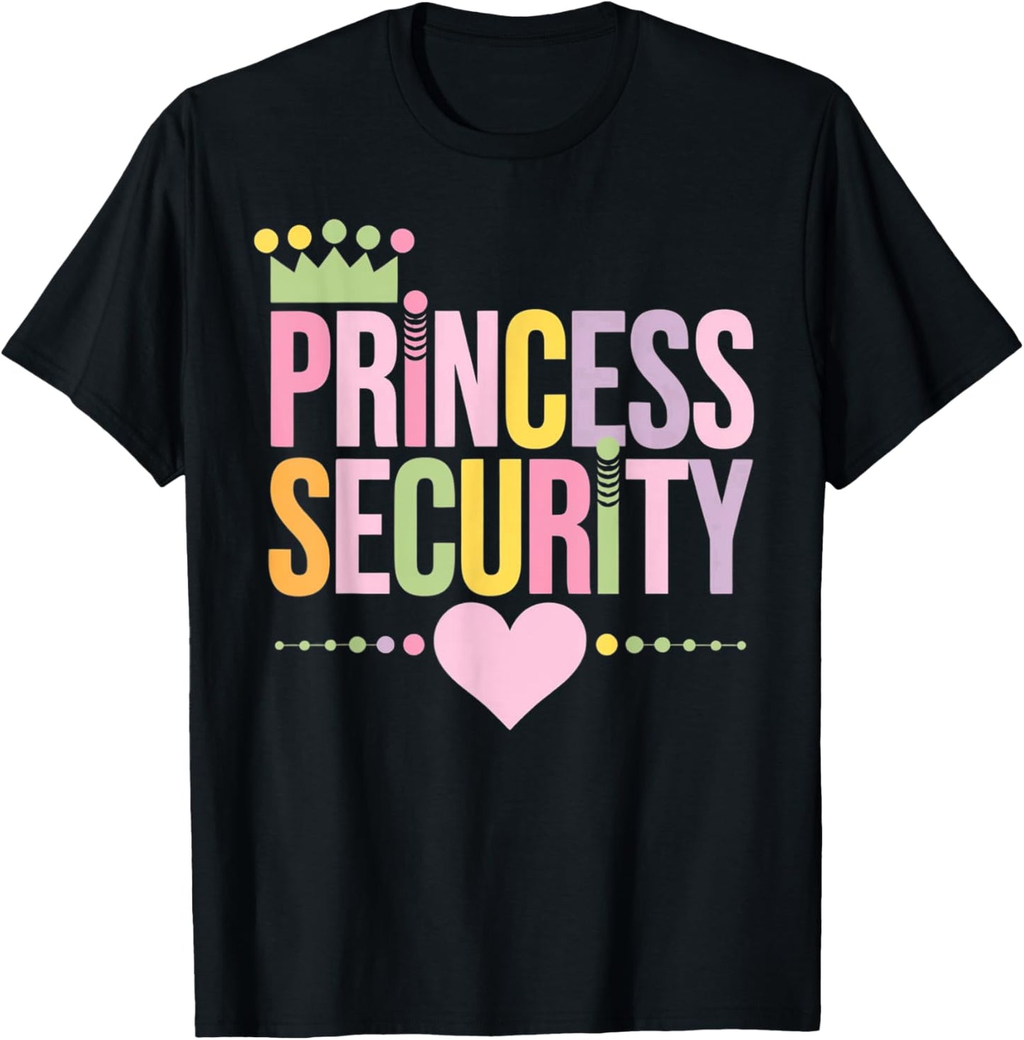 Princess Security Men Costume Chaperone T-Shirt - T-Shirt | Black
