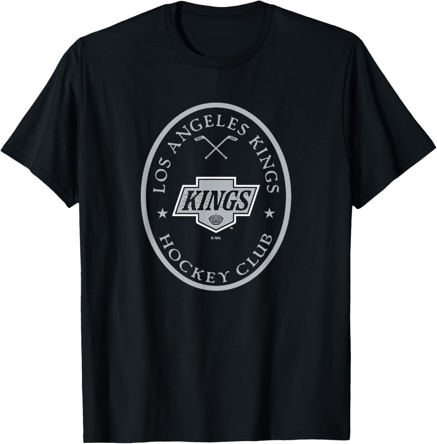 Los Angeles Kings Iconic Black Officially Licensed T-Shirt - T-Shirt | Black