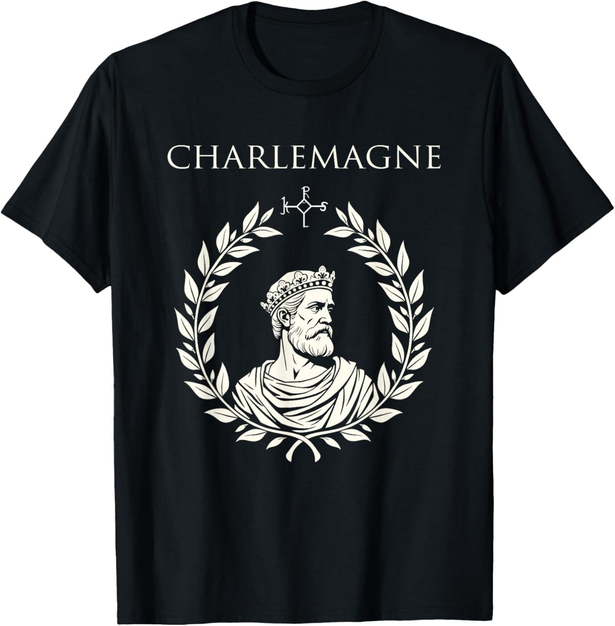 Charlemagne Holy Roman Emperor Charlemagne T-Shirt - T-Shirt | Black