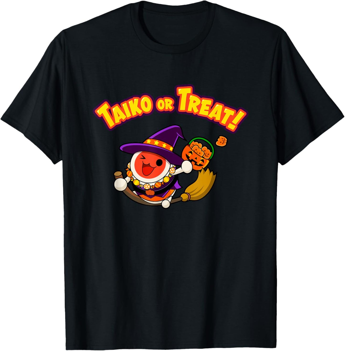Taiko no Tatsujin Halloween 002 T-Shirt - T-Shirt | Black