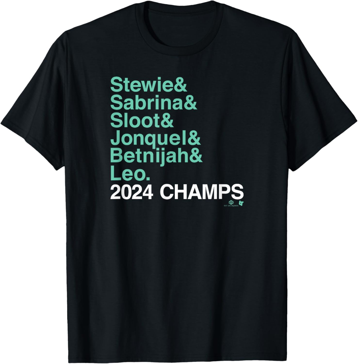 Ampersand 2024 Champs - New York Basketball T-Shirt - T-Shirt | Black