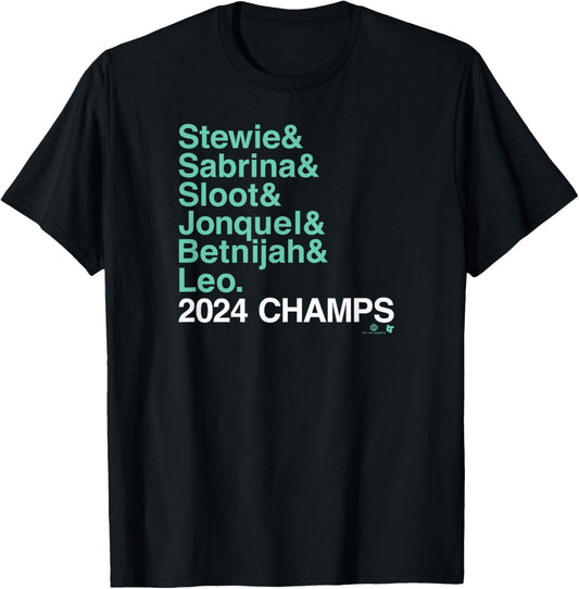 Ampersand 2024 Champs - New York Basketball T-Shirt - T-Shirt | Black