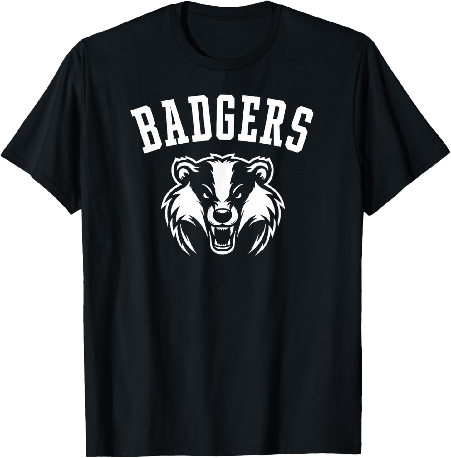 Badgers Mascot for Players and Fans T-Shirt - T-Shirt | Black