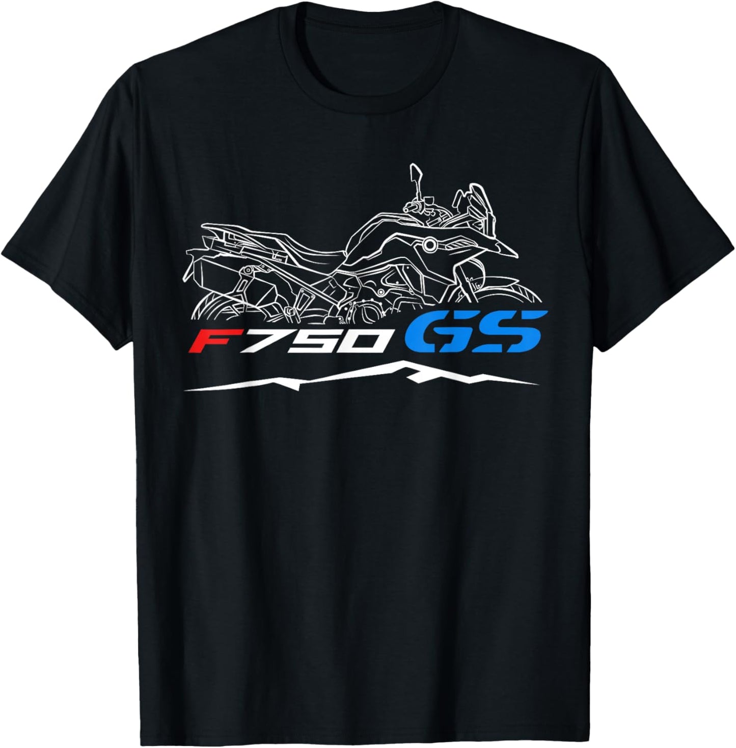 Motorrad F750GS 2018-2023 for ADV Riders, Motorcycle T-Shirt - T-Shirt | Black