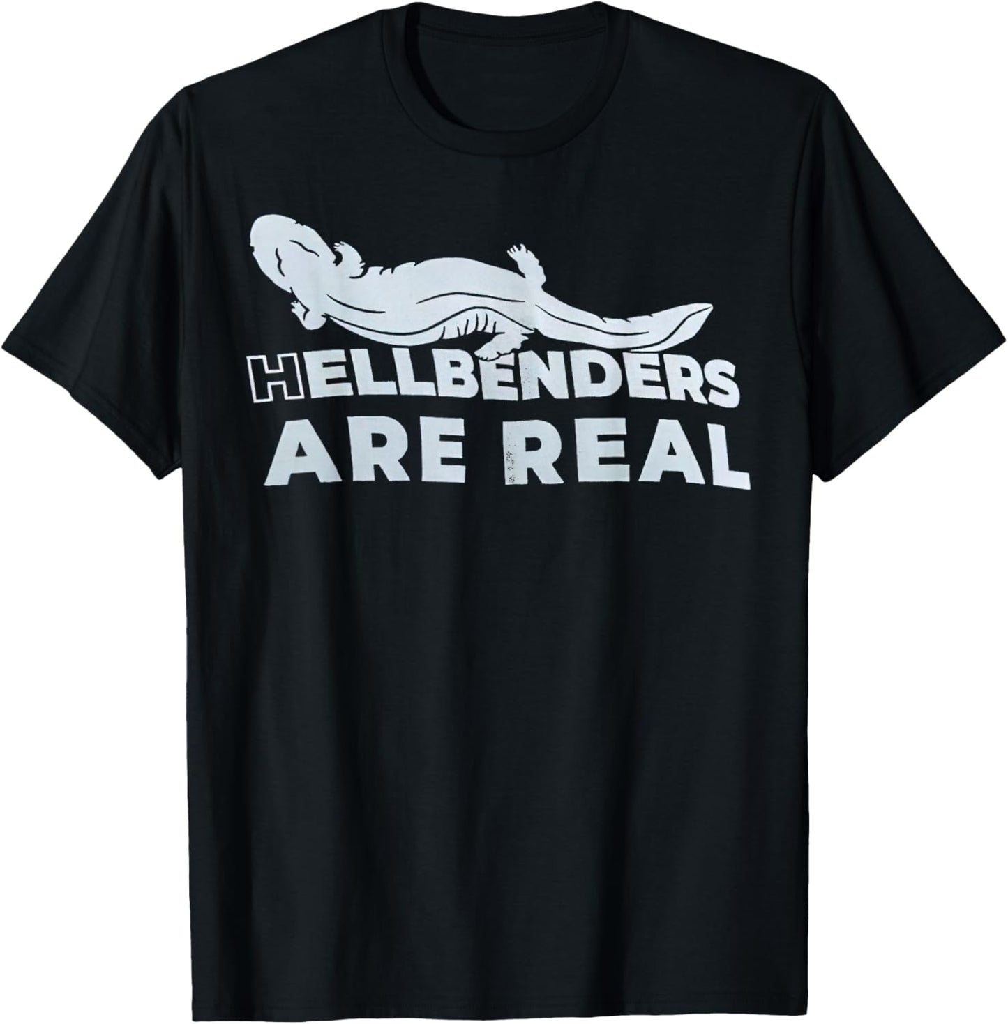 Hellbenders Are Real T-Shirt - T-Shirt | Black