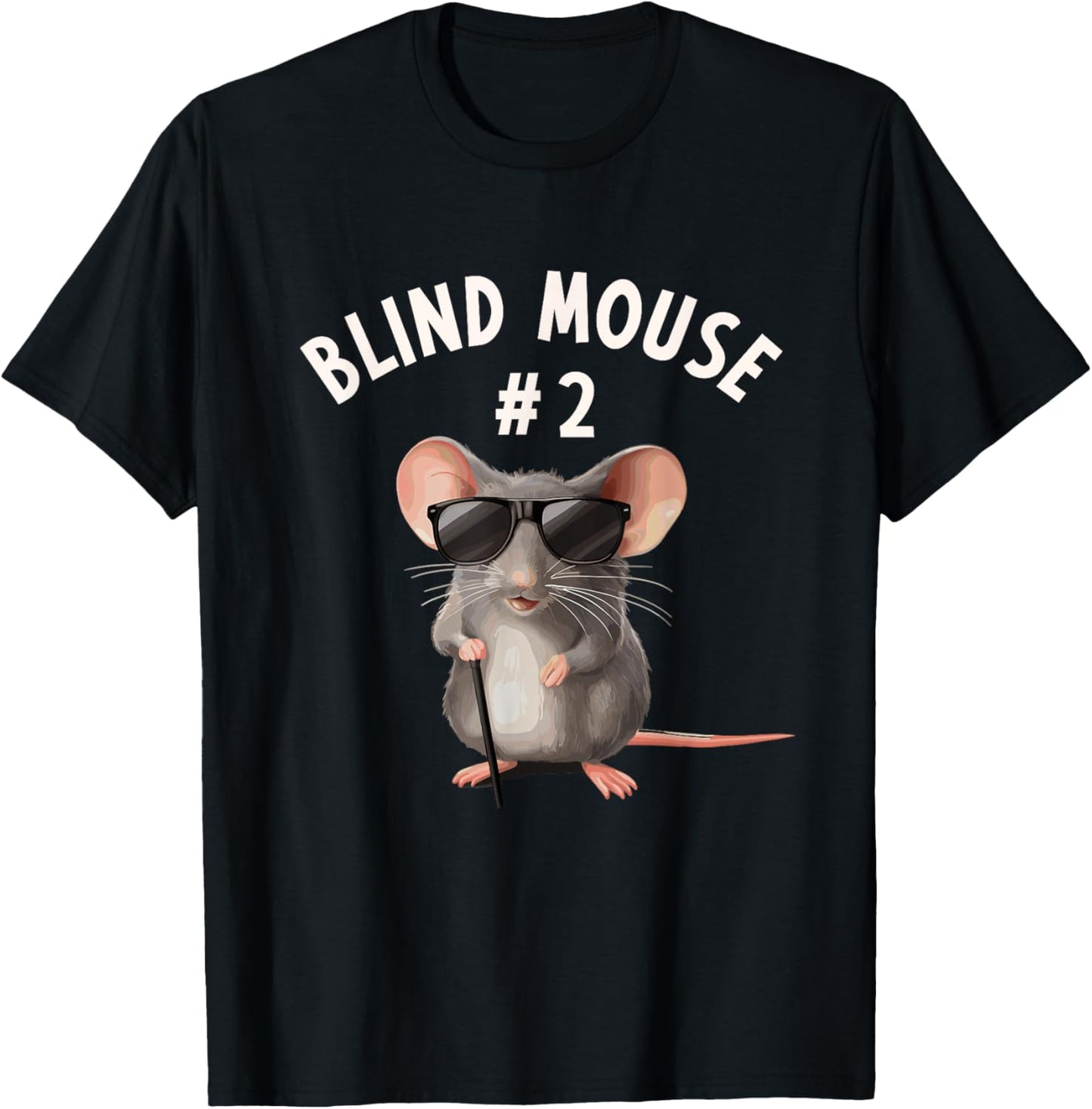 Matching Group Outfit #2 of 3 - Three Blind Mice Costume T-Shirt - T-Shirt | Black