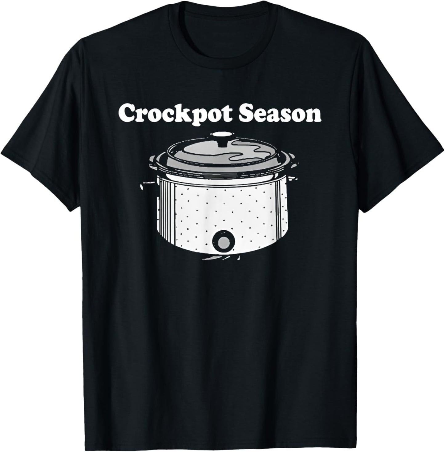 Crockpot Season Funny Women T-Shirt - T-Shirt | Black
