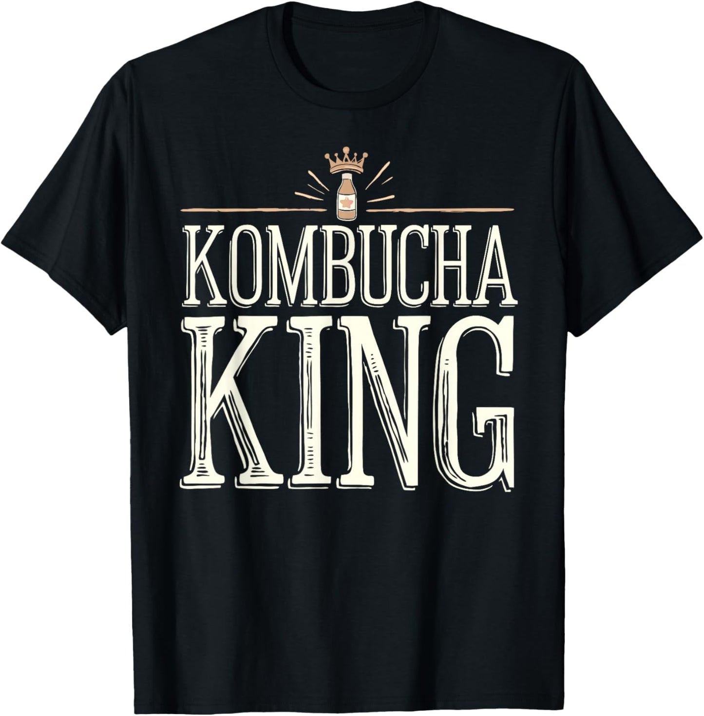 Kombucha King Kombucha King I Brew Kombucha T-Shirt - T-Shirt | Black