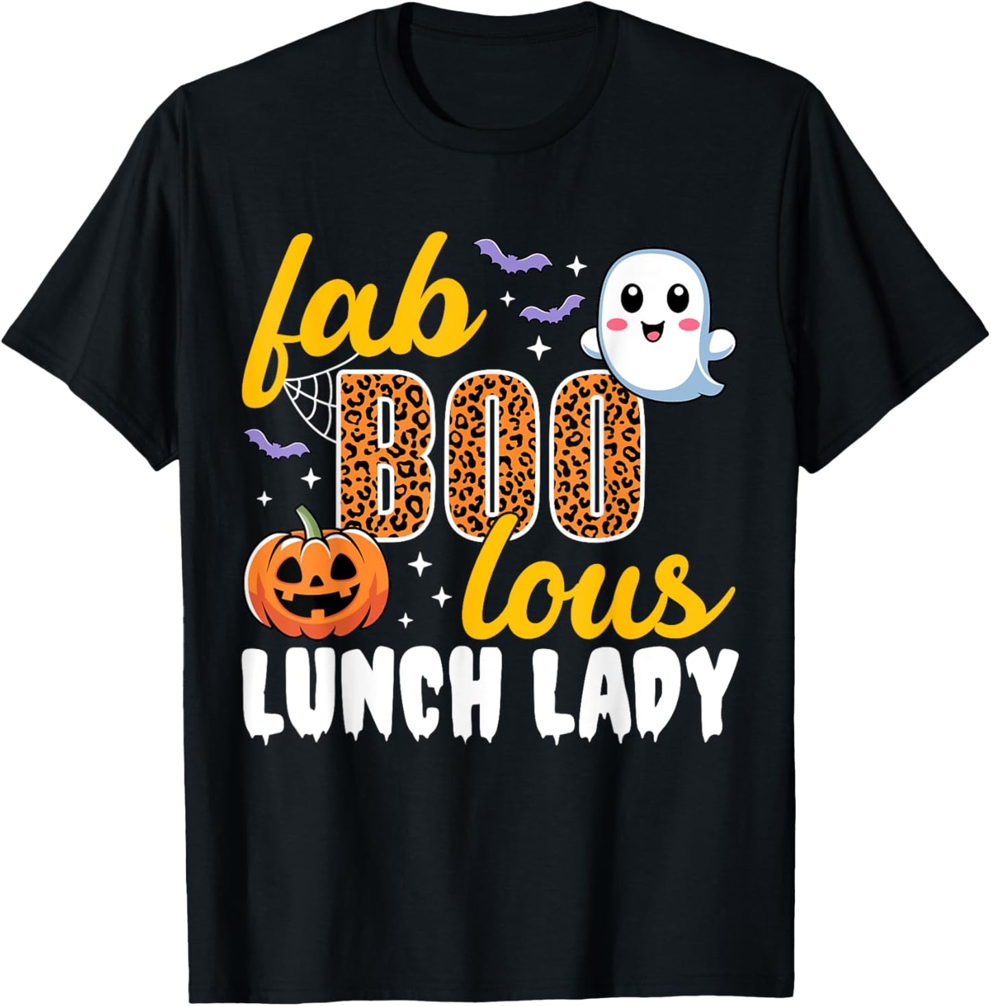 Lunch Lady Halloween Faboolous Lunch Ladies Cafeteria Crew T-Shirt - T-Shirt | Black