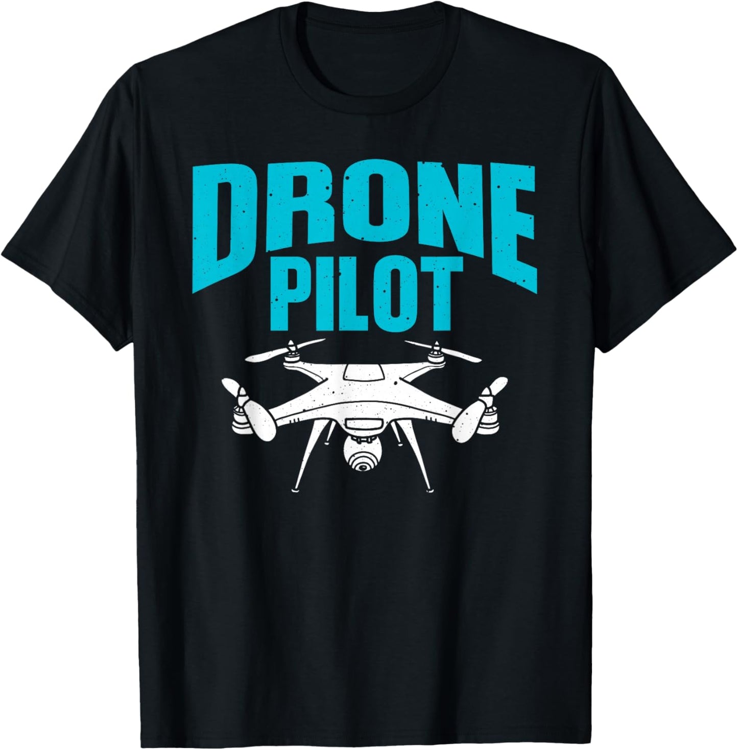 Best Drone Pilot Art Women Drone Enthusiast RC Drone T-Shirt - T-Shirt | Black