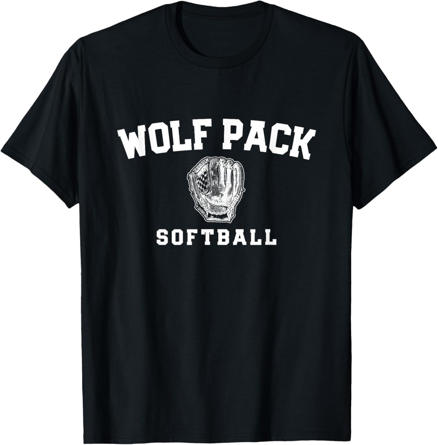 Wolf Pack Ridgeview Softball Mitt HS T-Shirt - T-Shirt | Black