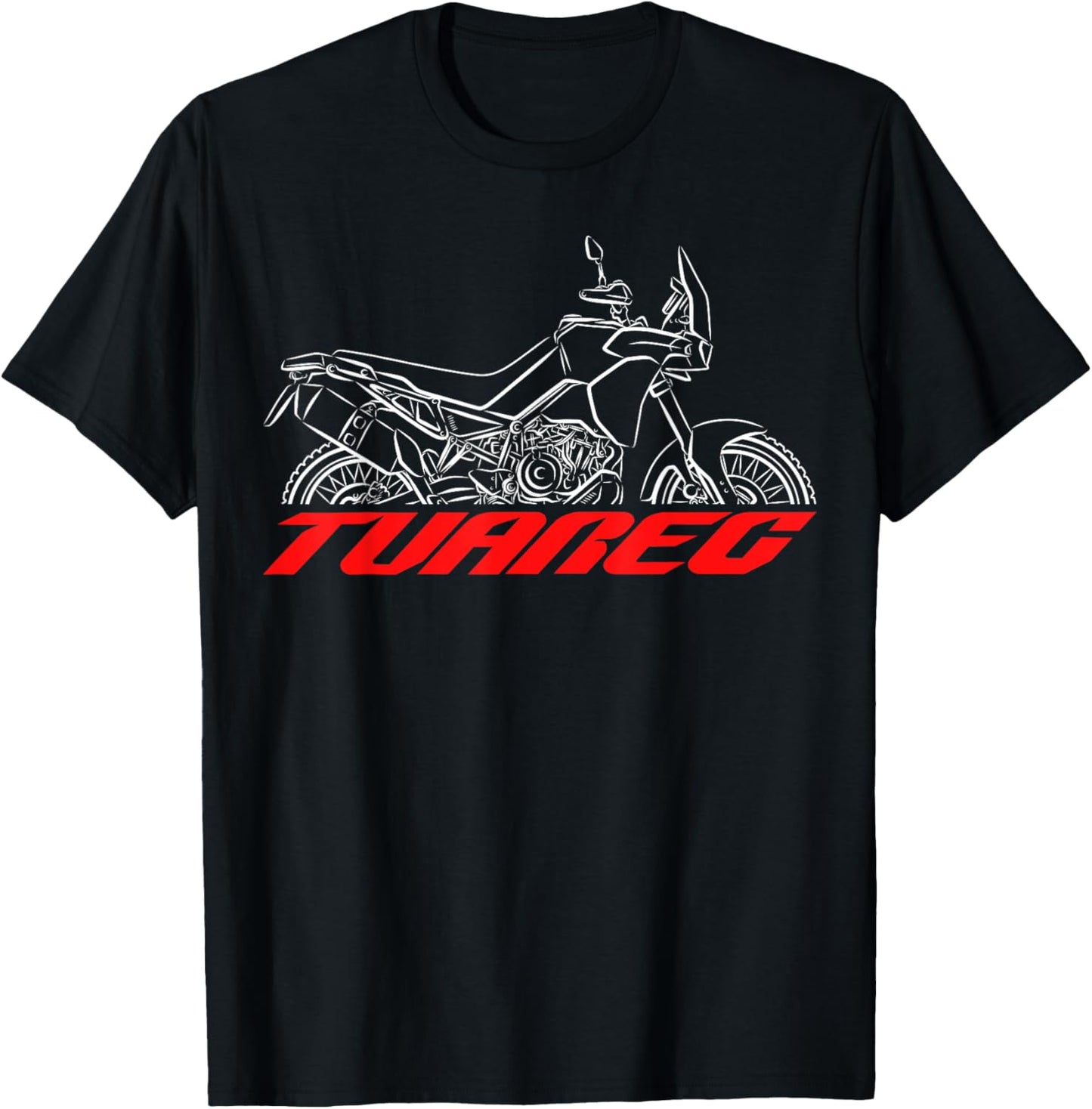 Tuareg 660 Adventure for Motorcycle Riders T-Shirt - T-Shirt | Black