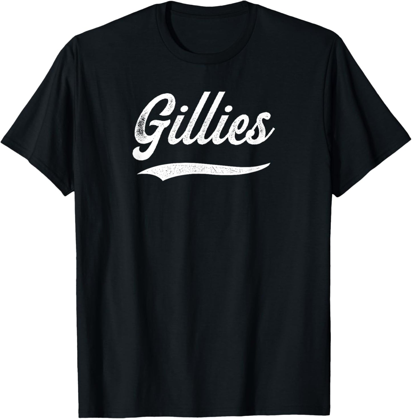 Distressed Script Keagan Gillies Prospect Baseball Fan Gear T-Shirt - T-Shirt | Black