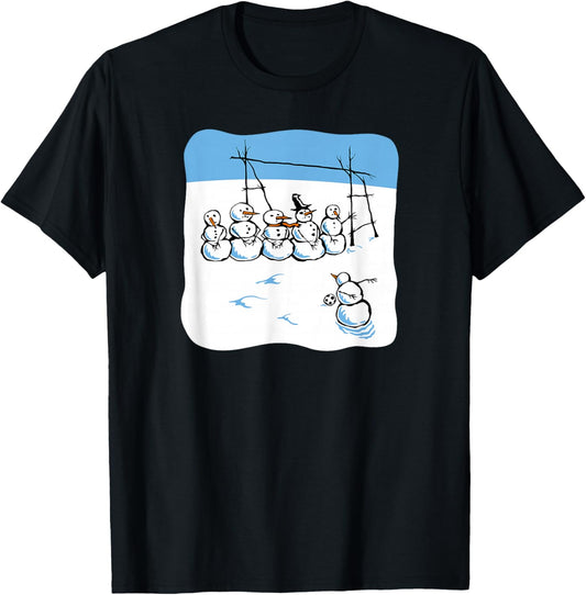 Frosty's Freekick Funny Football Soccer T-Shirt - T-Shirt | Black
