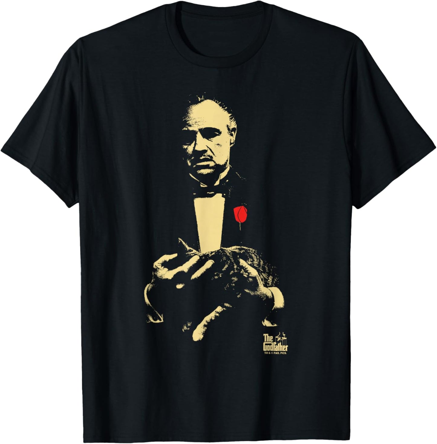 The Godfather Vito Don Corleone With Cat T-Shirt - T-Shirt | Black