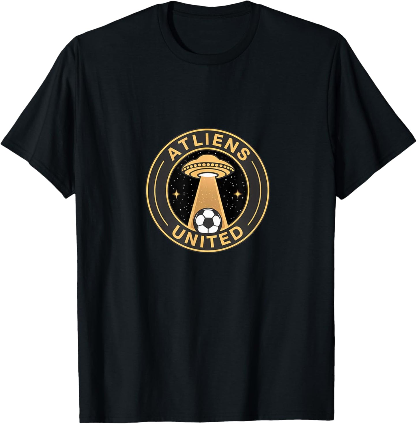 Atliens United, 404 United Atlanta Soccer Fan Jersey Funny T-Shirt - T-Shirt | Black