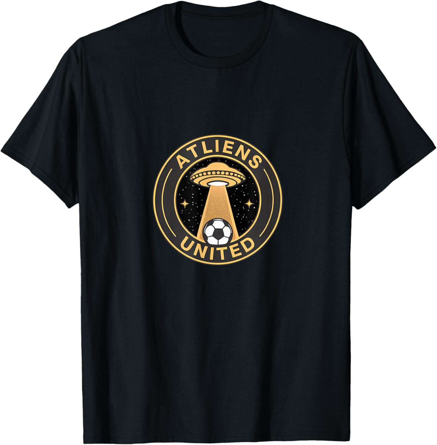 Atliens United, 404 United Atlanta Soccer Fan Jersey Funny T-Shirt - T-Shirt | Black