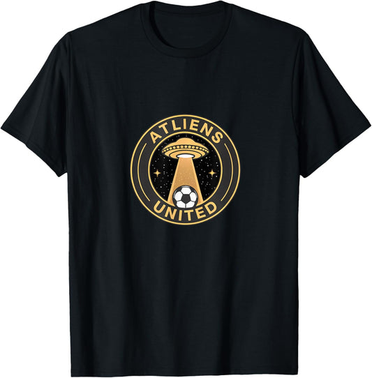 Atliens United, 404 United Atlanta Soccer Fan Jersey Funny T-Shirt - T-Shirt | Black