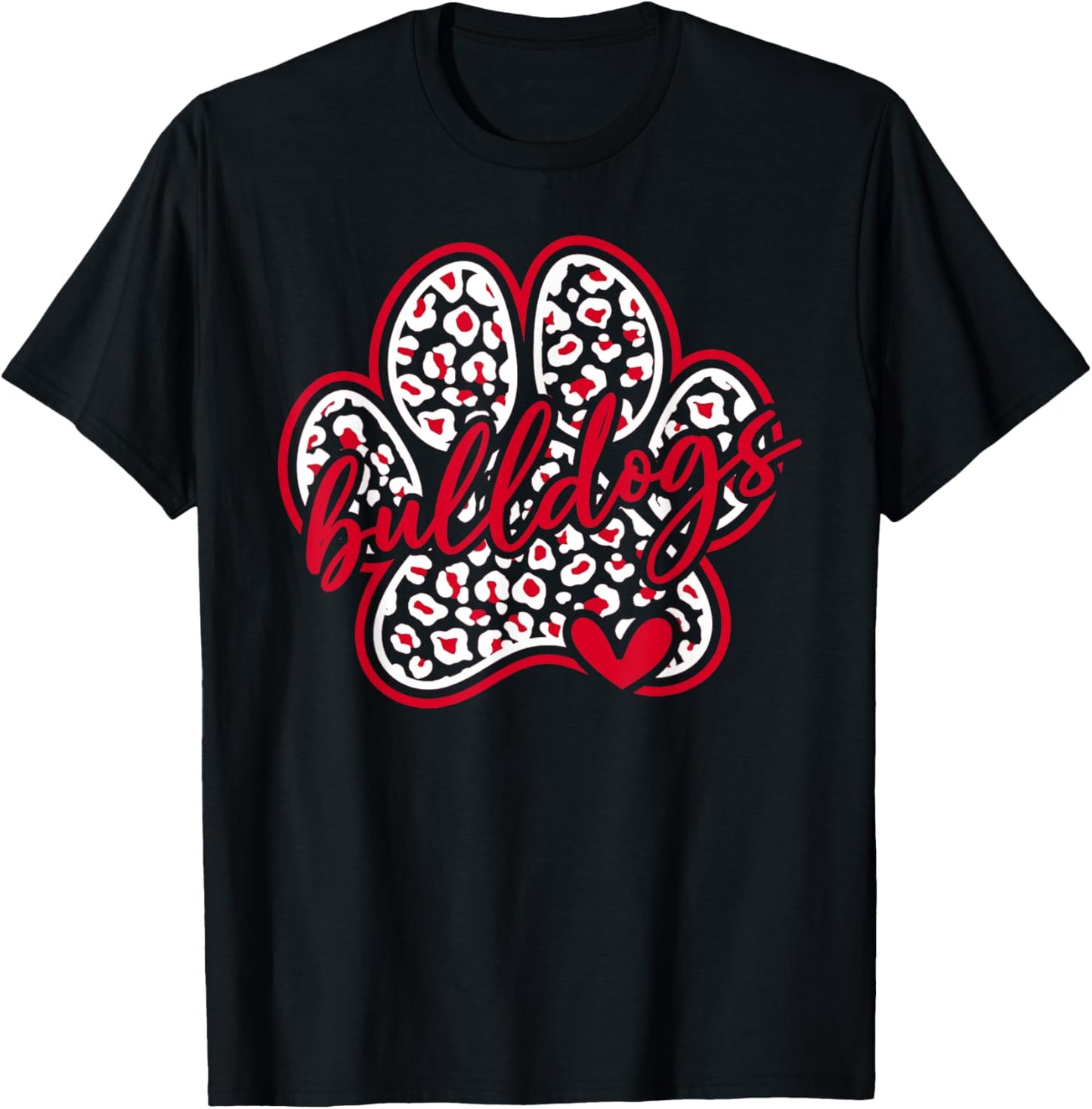 Vintage Go Dawgs Funny Bulldog School Spirit Back To School T-Shirt - T-Shirt | Black