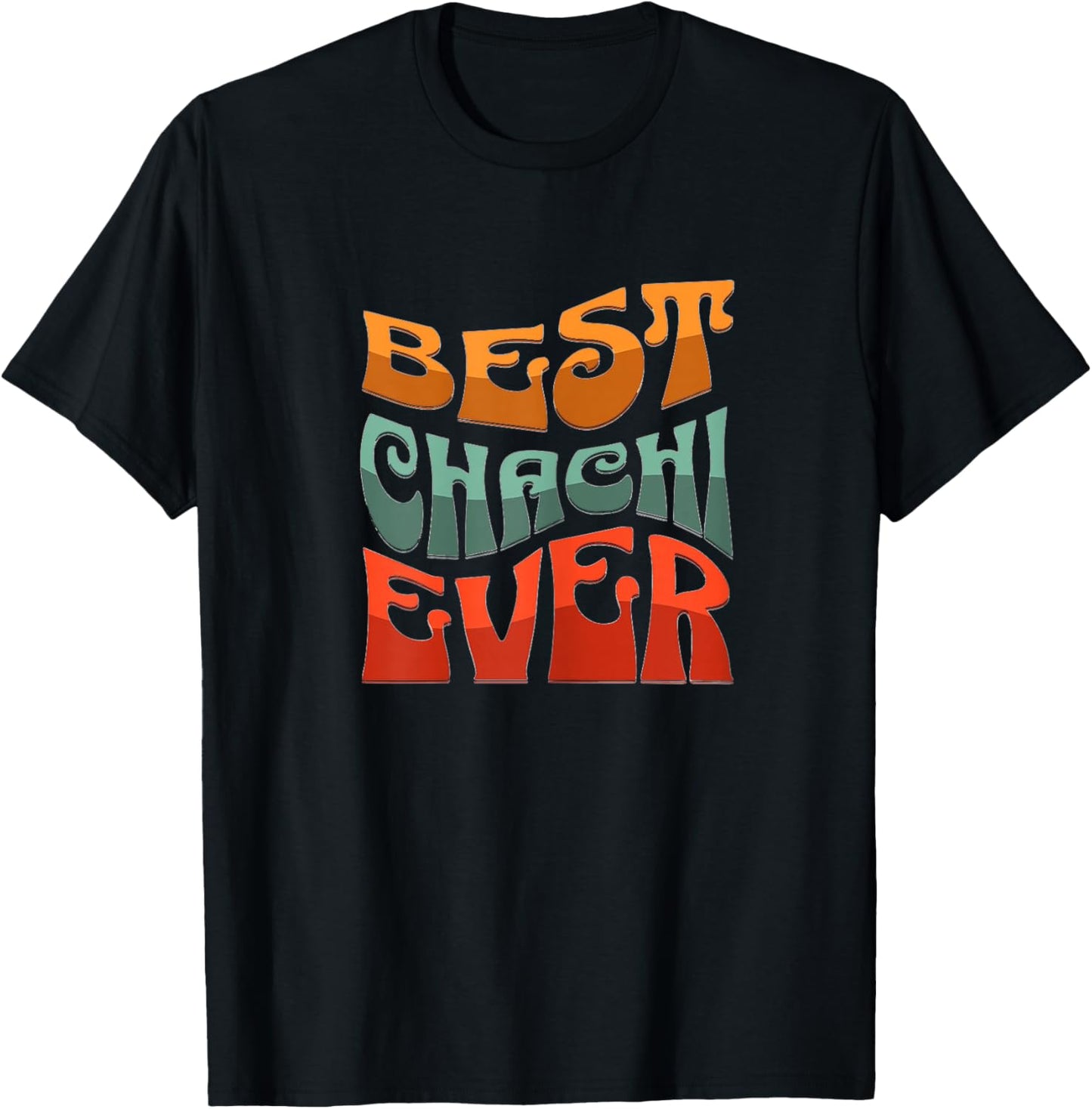 Chachi Chacha Aunt Desi Gift Indian Pakistani Eid Gift T-Shirt - T-Shirt | Black
