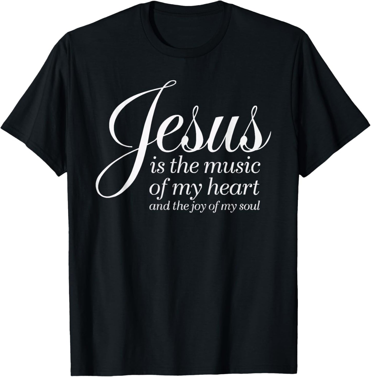 Music Jesus Christ Religion Christian Musician Christianity T-Shirt - T-Shirt | Black