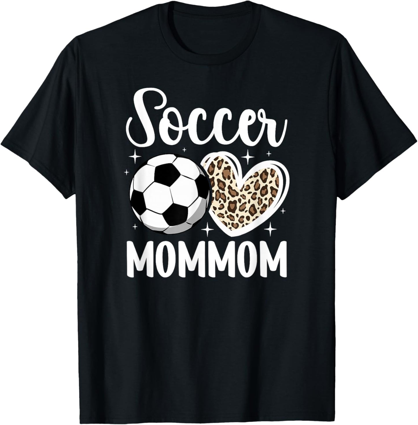 Soccer Mommom Grandma Mommom Of A Soccer Player Mommom T-Shirt - T-Shirt | Black