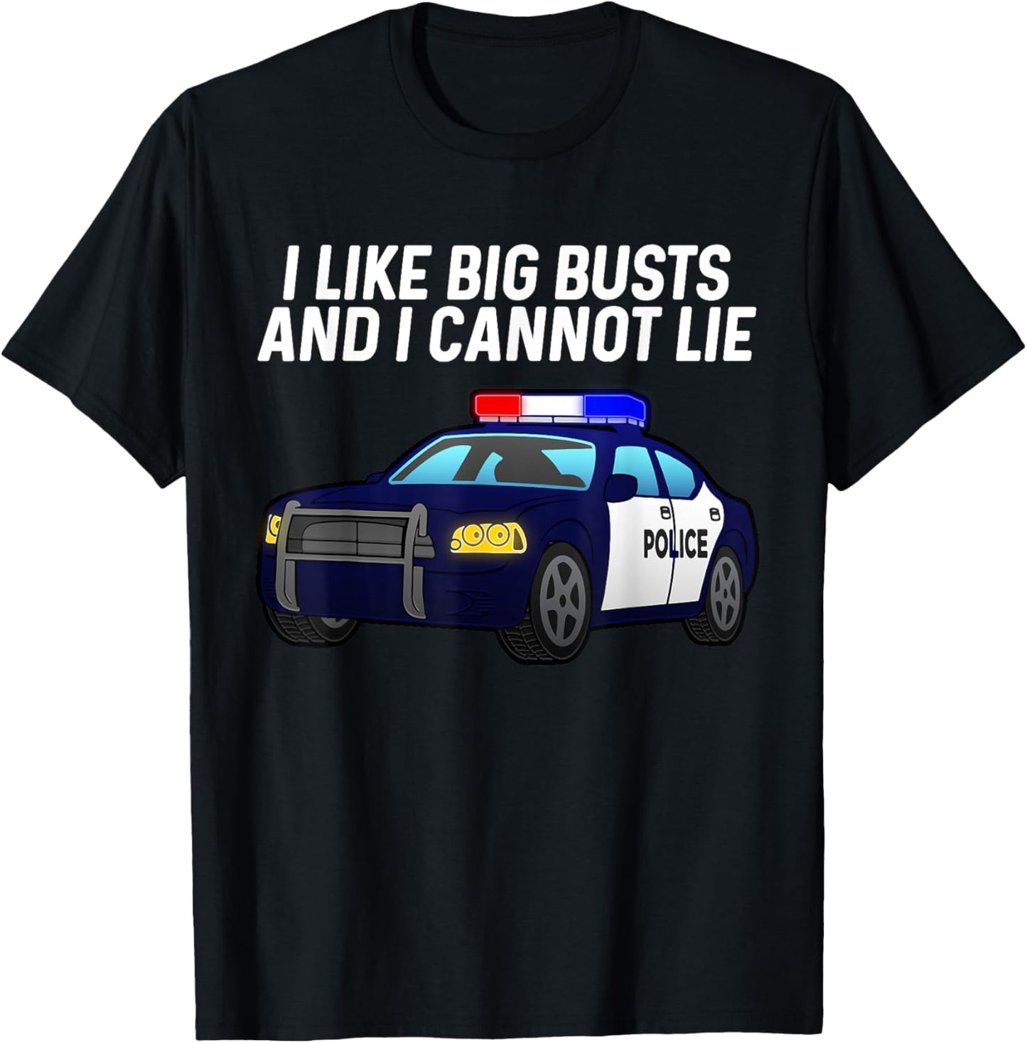 Funny Police Officer Art Women Police Officer Cop T-Shirt - T-Shirt | Black