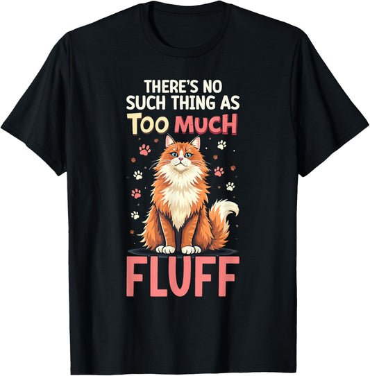 Maine Coon Cat Kitty Lover Animal Pet Kitten Meow Men Women T-Shirt - T-Shirt | Black