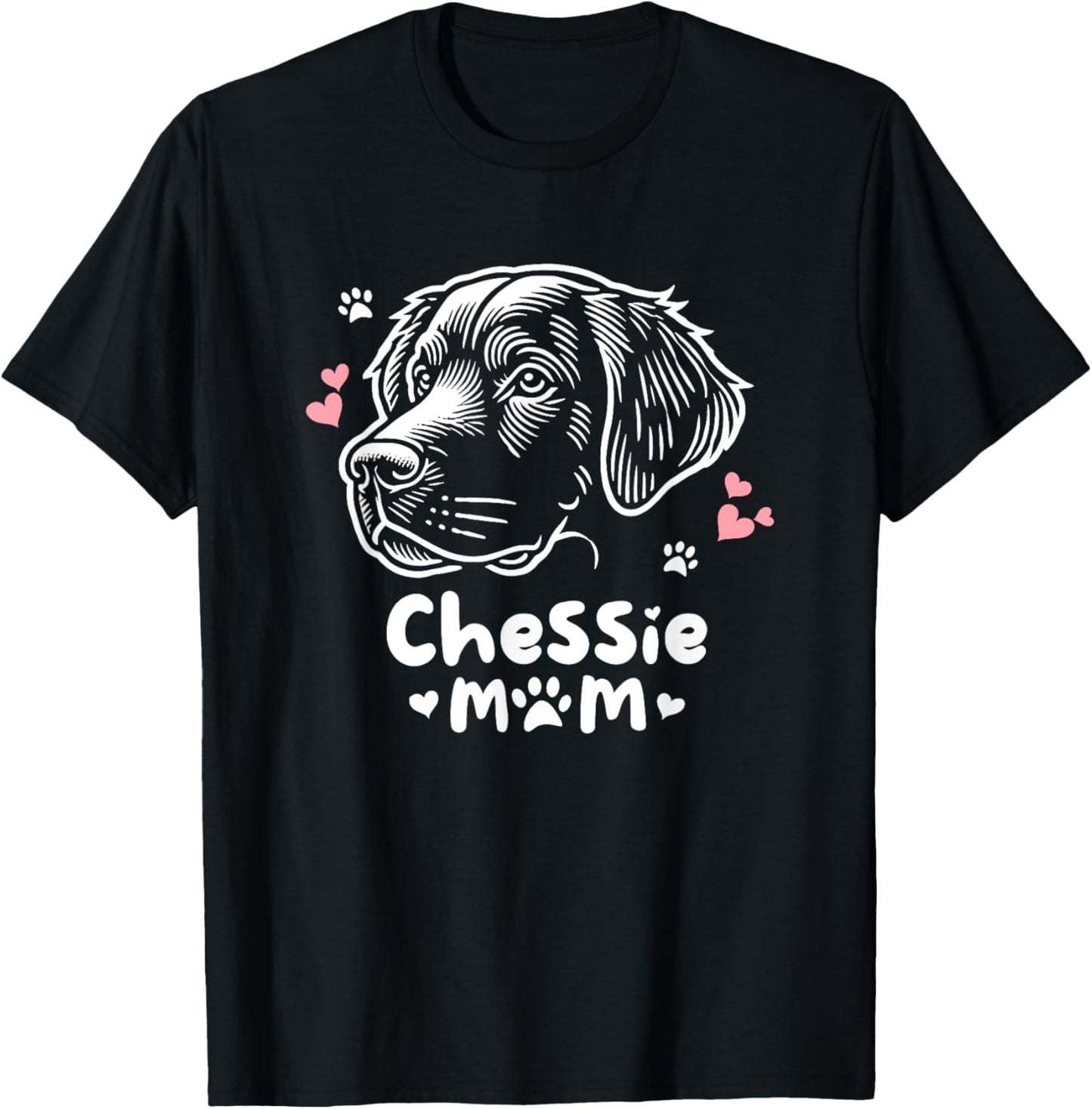 Chessie Mom Chesapeake Bay Retriever T-Shirt - T-Shirt | Black