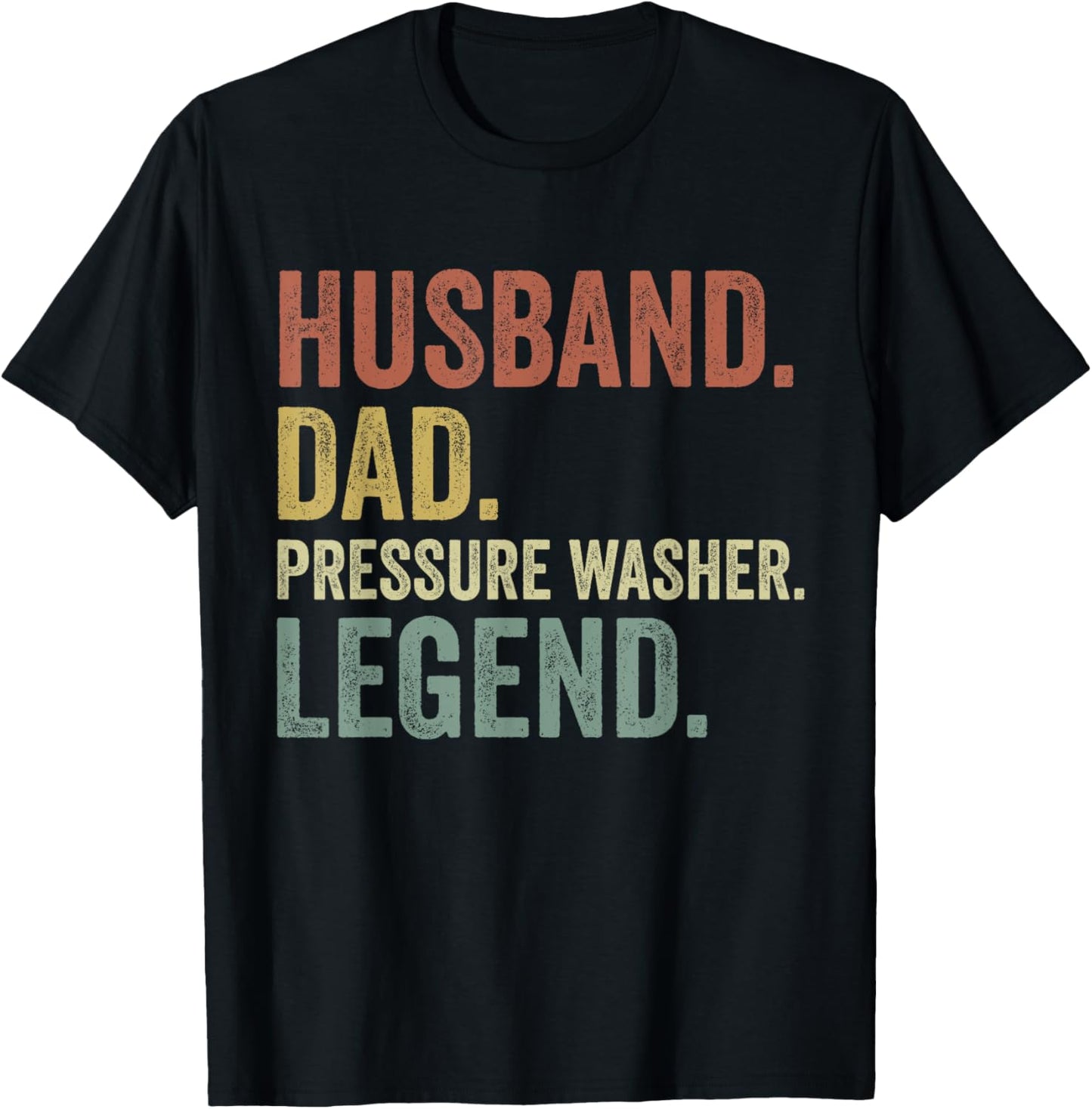 Power Washing Pressure Washing for Washer Dad Men Grandpa T-Shirt - T-Shirt | Black