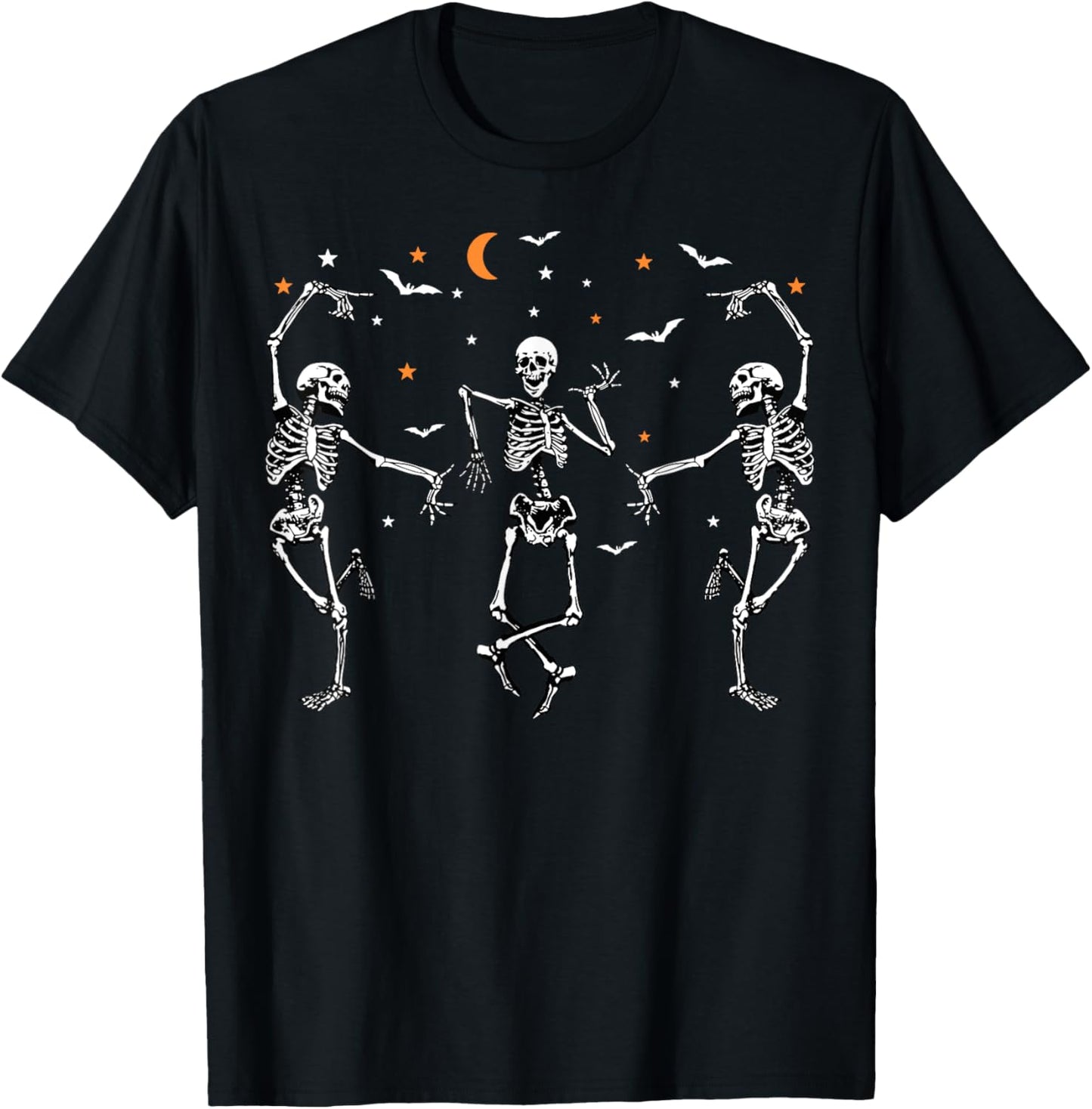 Dancing Skeleton Dance Funny Halloween Skeleton Women T-Shirt - T-Shirt | Black