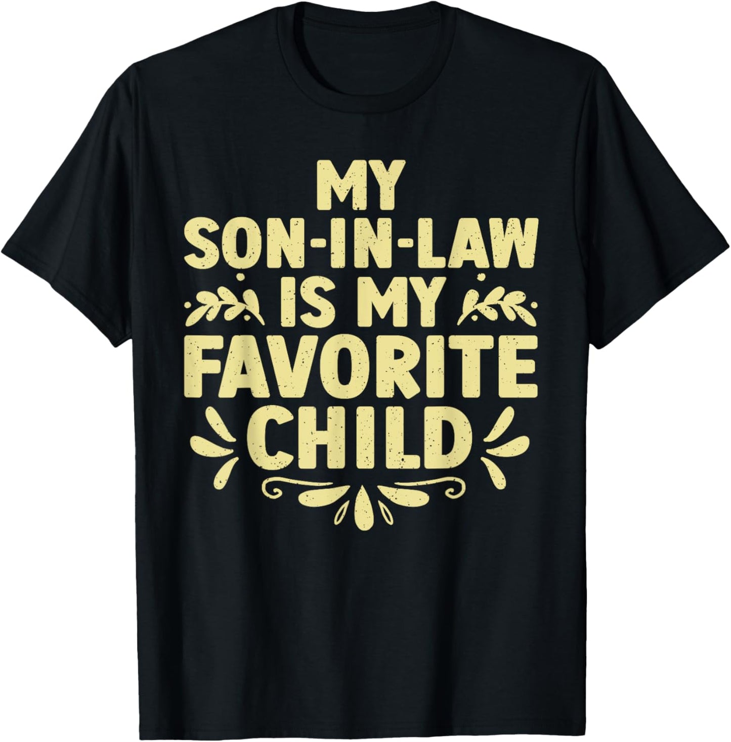 Women's Black Medium U-Neck Short Sleeve T-Shirt - T-Shirt | Black