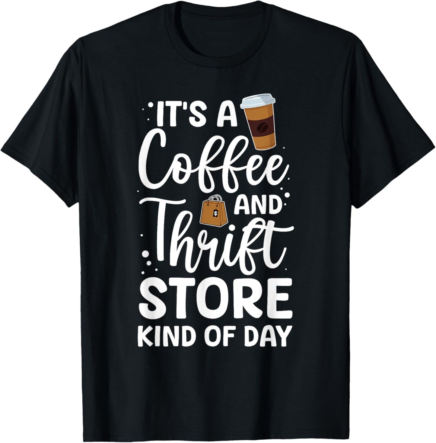 Funny Thrift Store Art Women Thrift Shop Thrifting T-Shirt - T-Shirt | Black