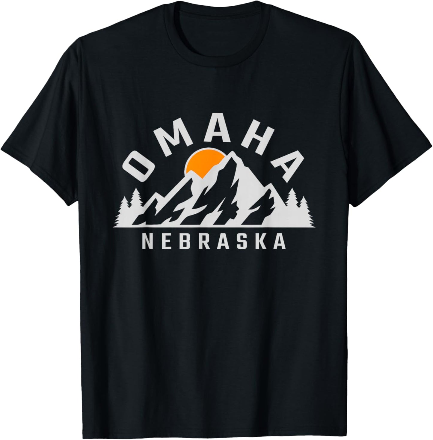 Omaha - Nebraska - Outdoors - Classic T-Shirt - T-Shirt | Black