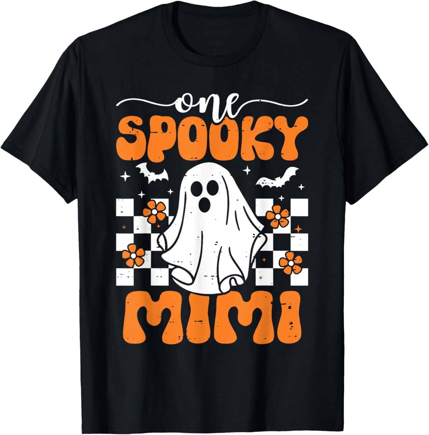 One Spooky Mimi Matching Family Halloween Costumes T-Shirt - T-Shirt | Black