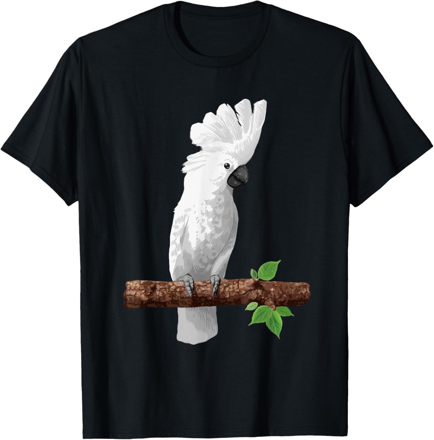 Cool Cockatoo Art Women Parrot Lover Goffin Cockatoo T-Shirt - T-Shirt | Black