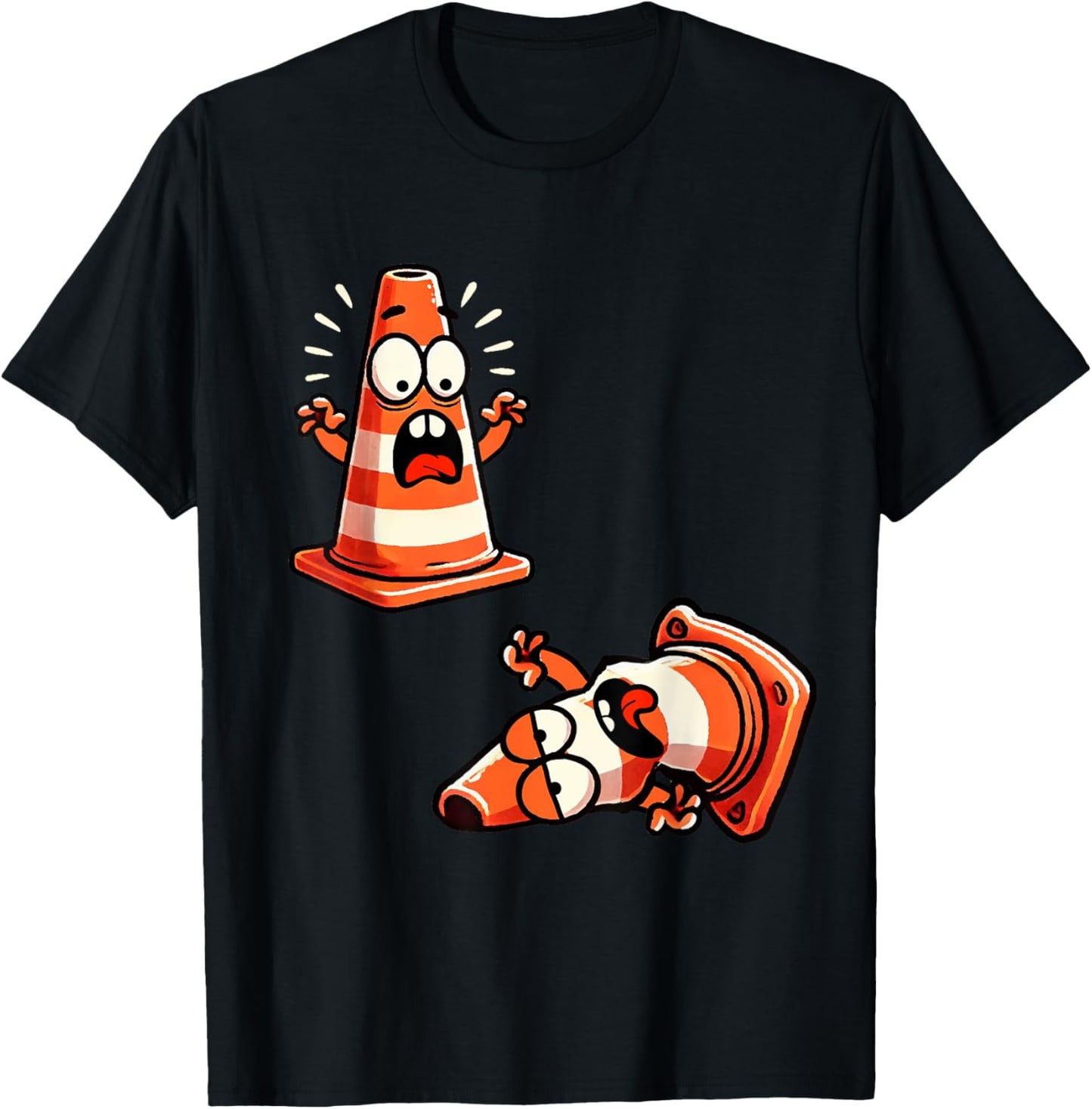 Traffic cone T-Shirt - T-Shirt | Black