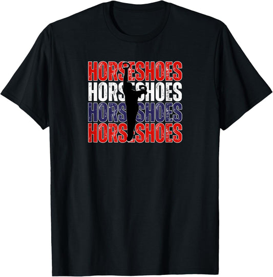 National Horseshoe Pitchers Association NHPA Store Black Classic Fit Short Sleeve T-Shirt - T-Shirt | Black