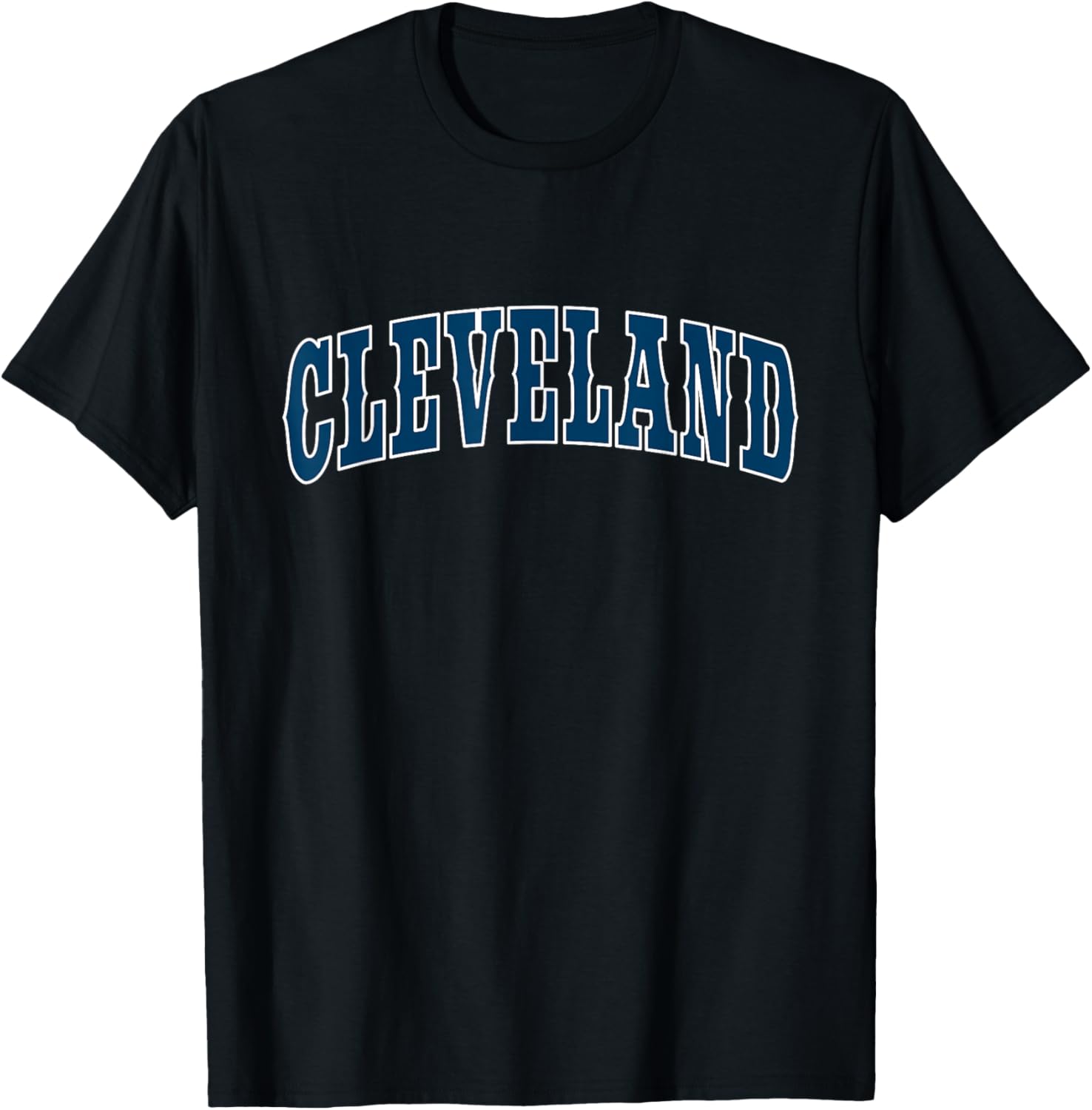 CLEVELAND - Throwback Design - Classic T-Shirt - T-Shirt | Black