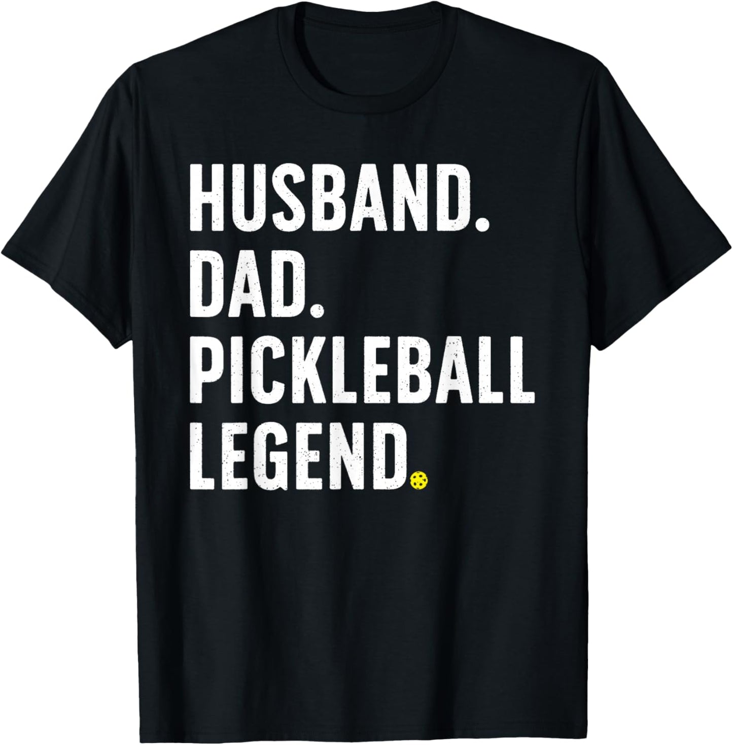 Pickleball Art For Husband Men Pickle Ball Pickleball Lover T-Shirt - T-Shirt | Black