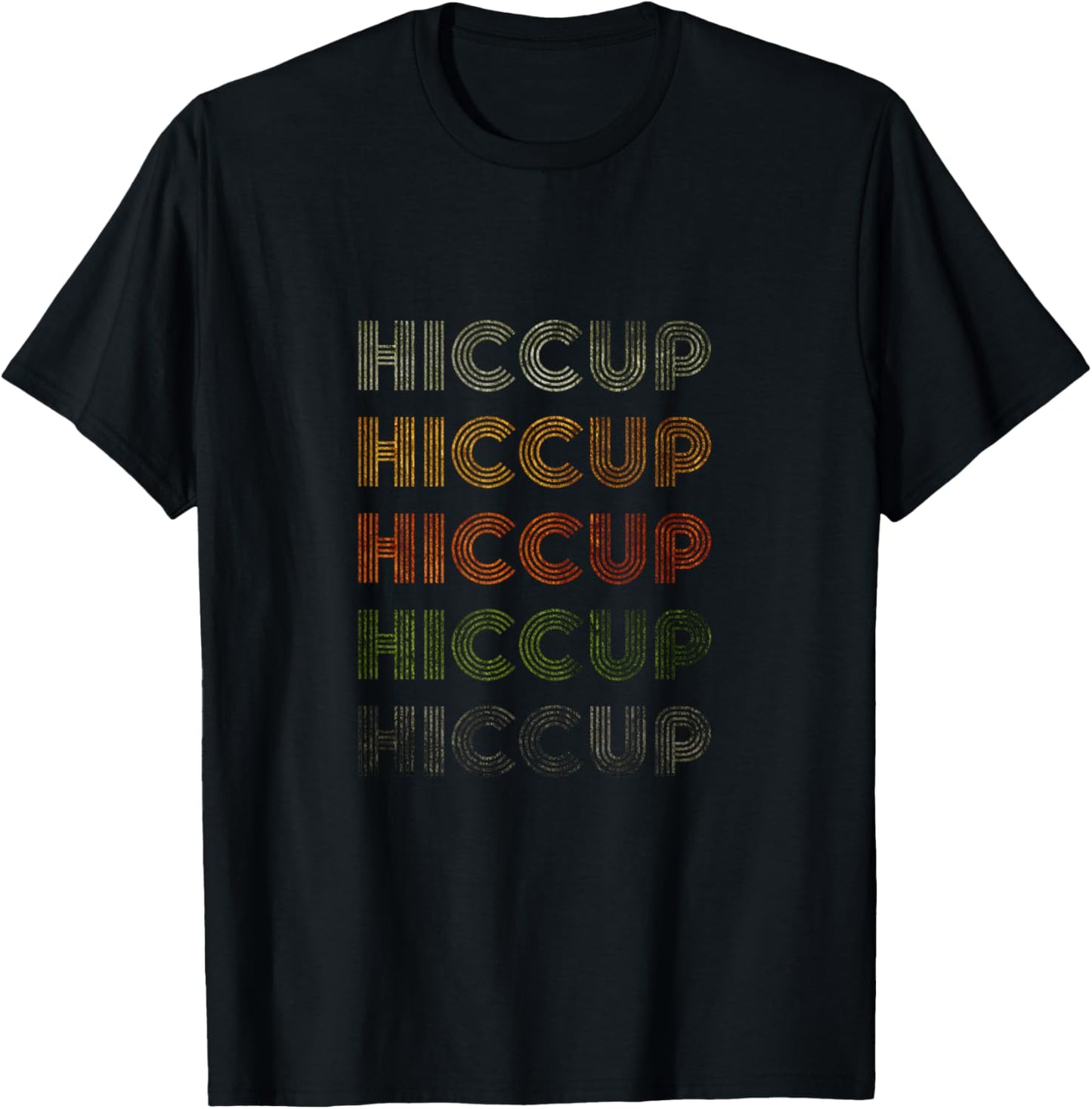 Love Heart Hiccup Grunge Vintage Style Black Hiccup T-Shirt - T-Shirt | Black